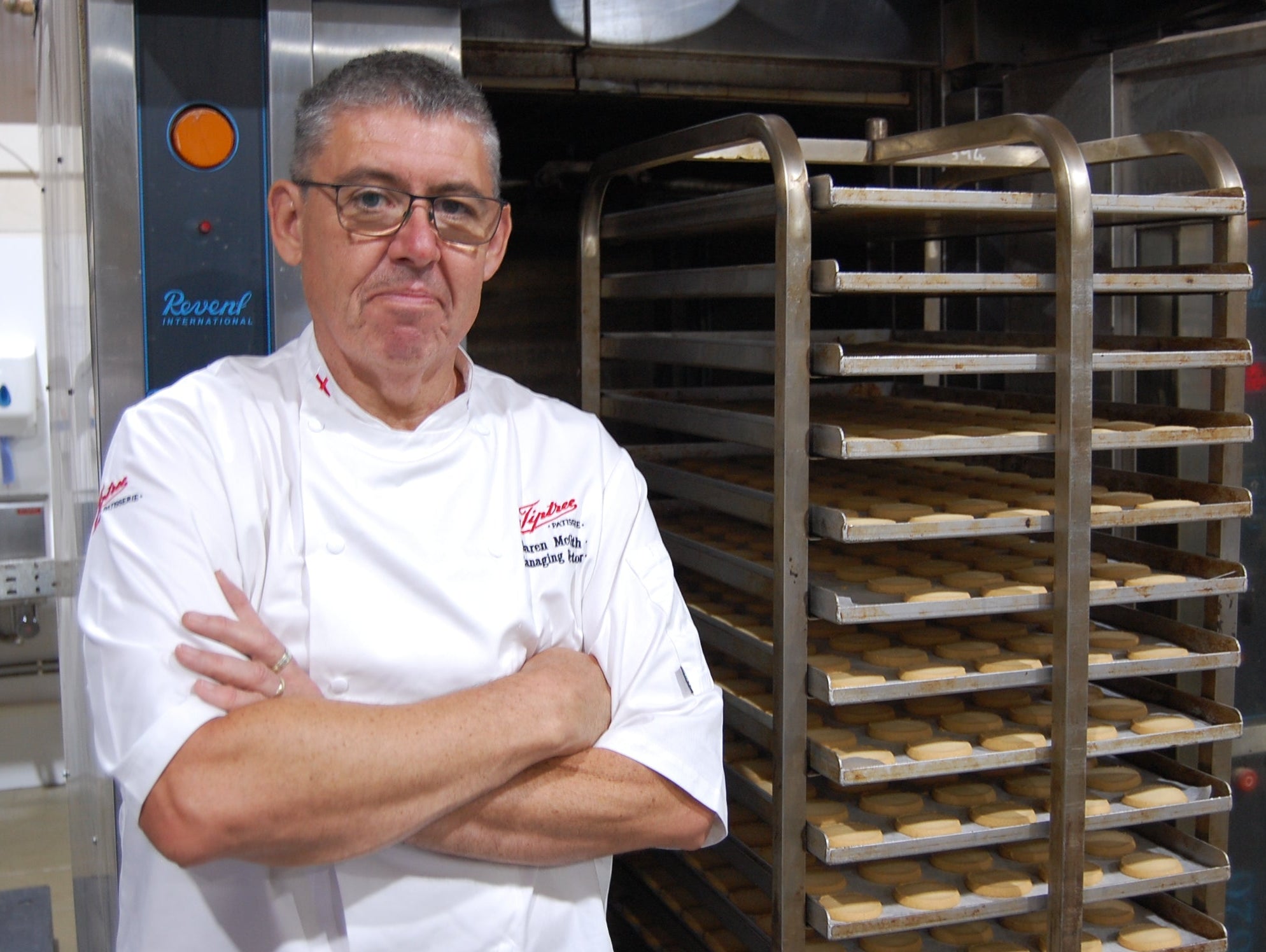 Daren McGrath says goodbye to Tiptree Patisserie